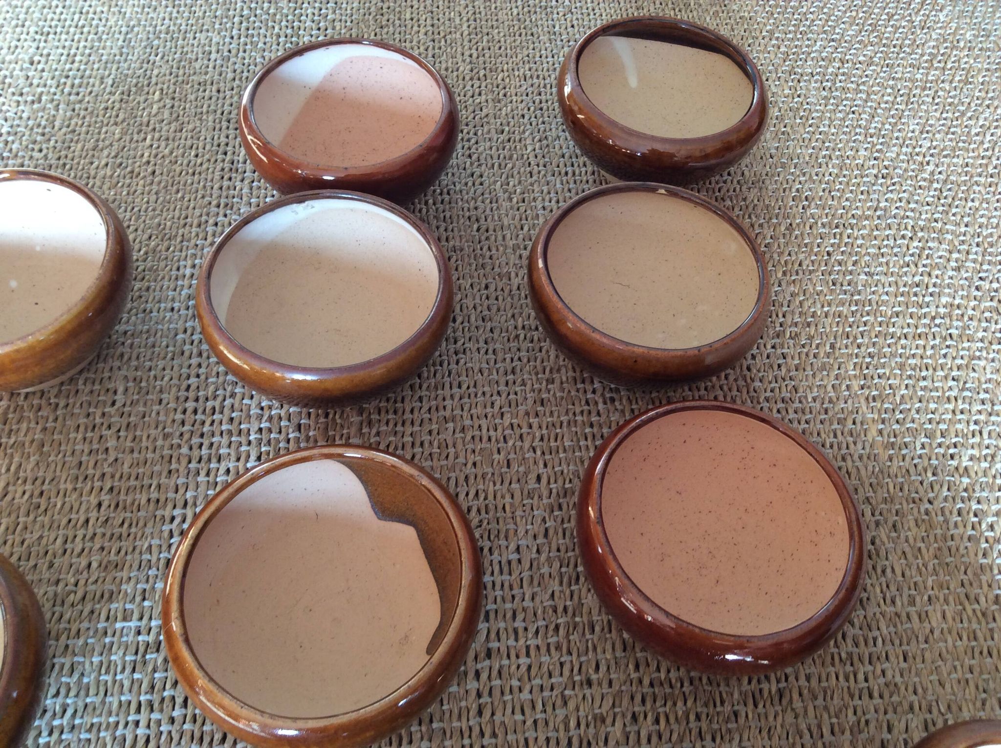 10 stoneware bowls