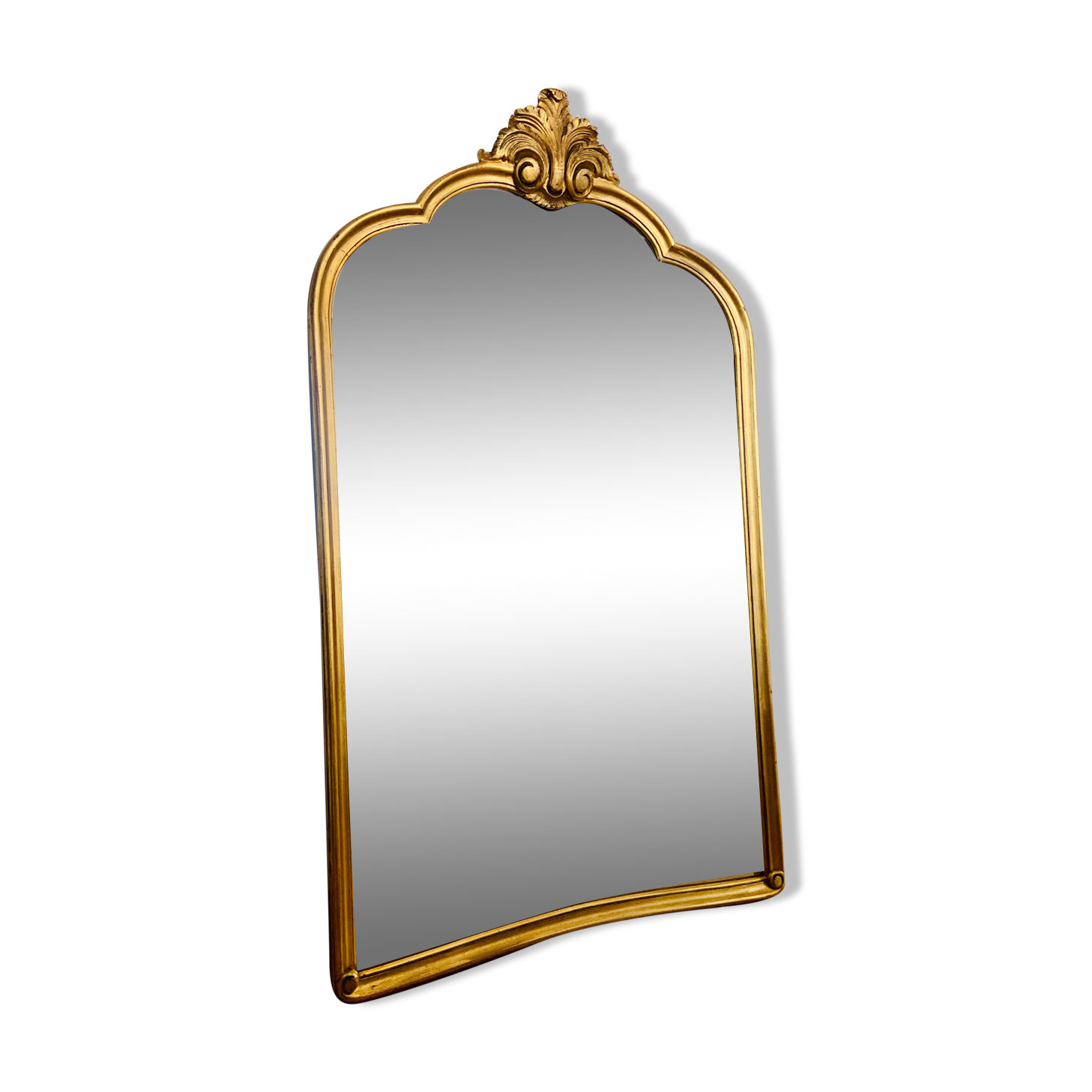 Large gilded old mirror 77x130cm