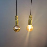 Frimann Goldstar pendant lights made by Philips in the 1970s. Model SPYBALL