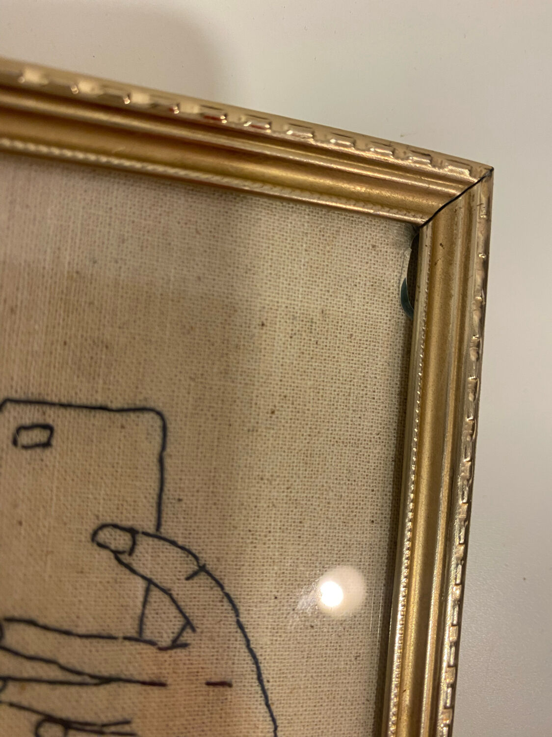 Framed embroidery
