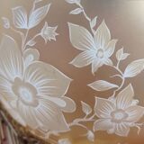 Art Deco suspension. with floral motifs & pearls