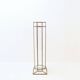 Art Deco glass and zinc pedestal column