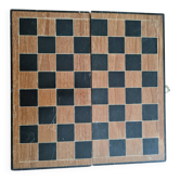 Vintage Wooden and Velvet Folding Chess Set Hong Kong - 37x37 cm