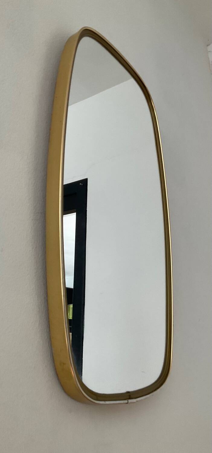 Free form rear view mirror from the 60s and 70s
