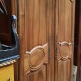 Rustic solid cherry cabinet