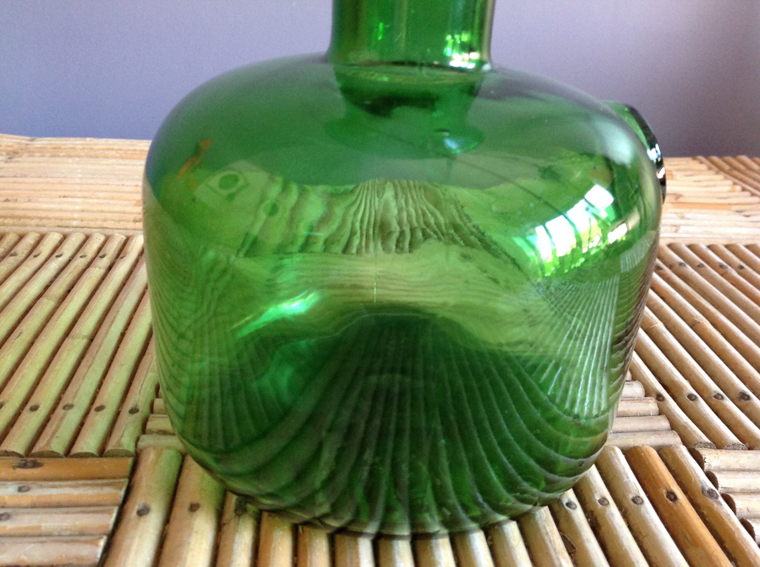 Vintage glass carafe
