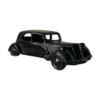 Lampe voiture Citroën traction avant, en céramique noire, 1970