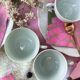 Cups Limoges porcelain