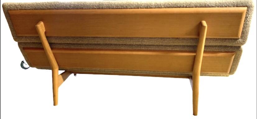 Vintage Scandinavian bench, Scandinavian teak sofa from the 60s, 70s