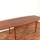 Mid-century Danish teak extendable dining table, 1960s.