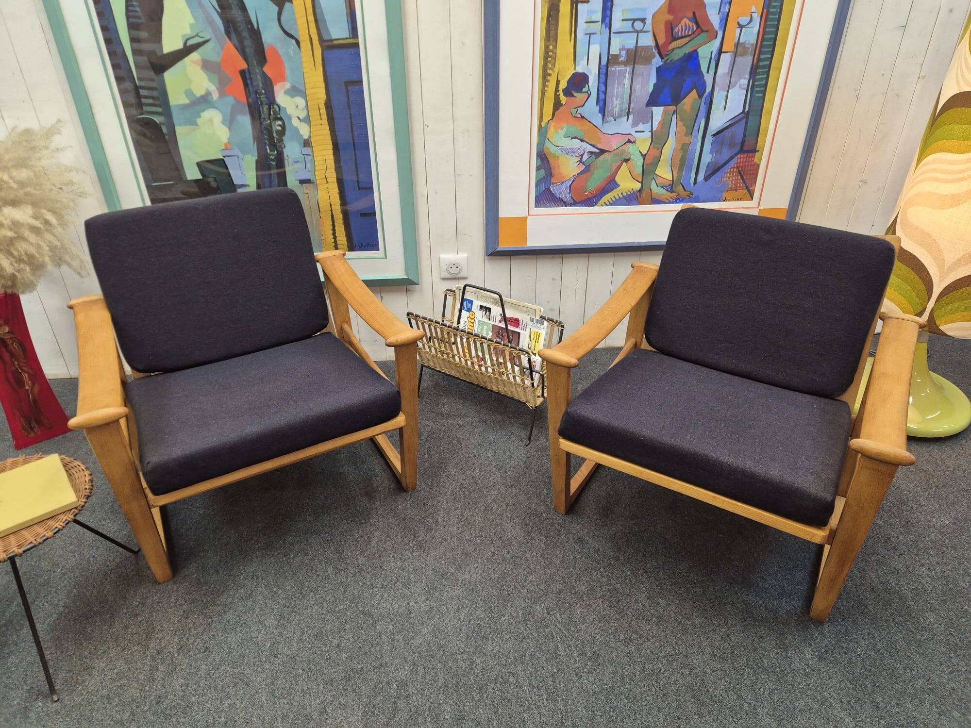 Fauteuils scandinaves M.Nissen