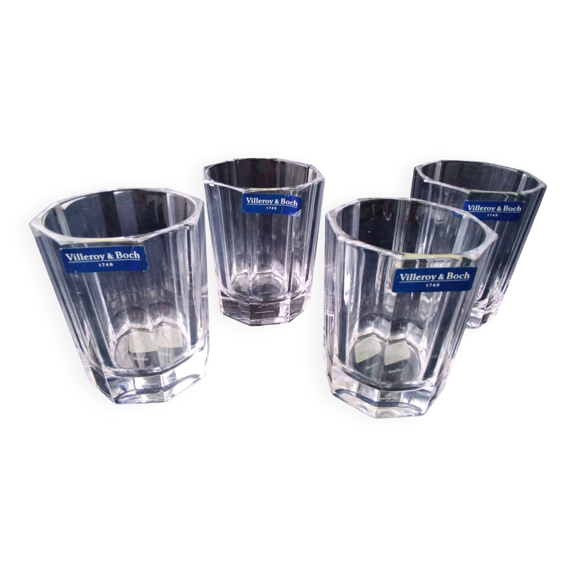 4 Villeroy Boch whiskey glasses