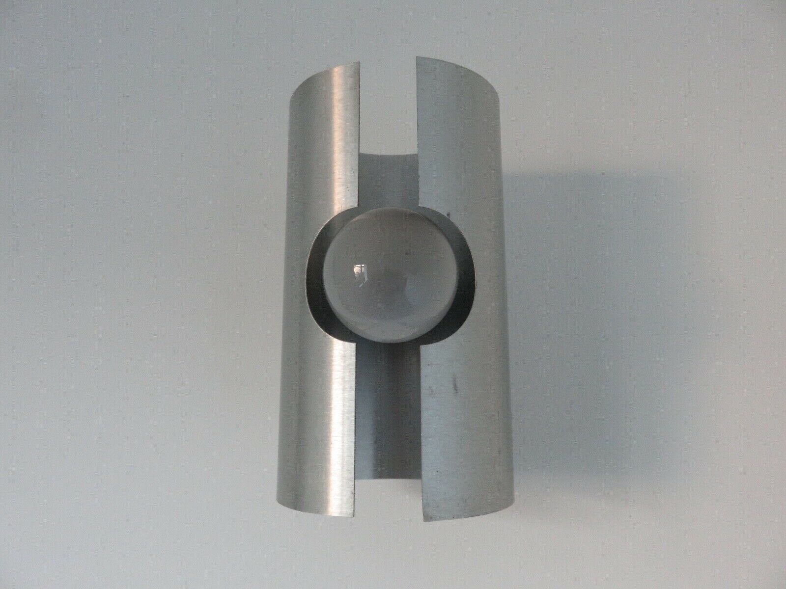 Applique en aluminium années 70
