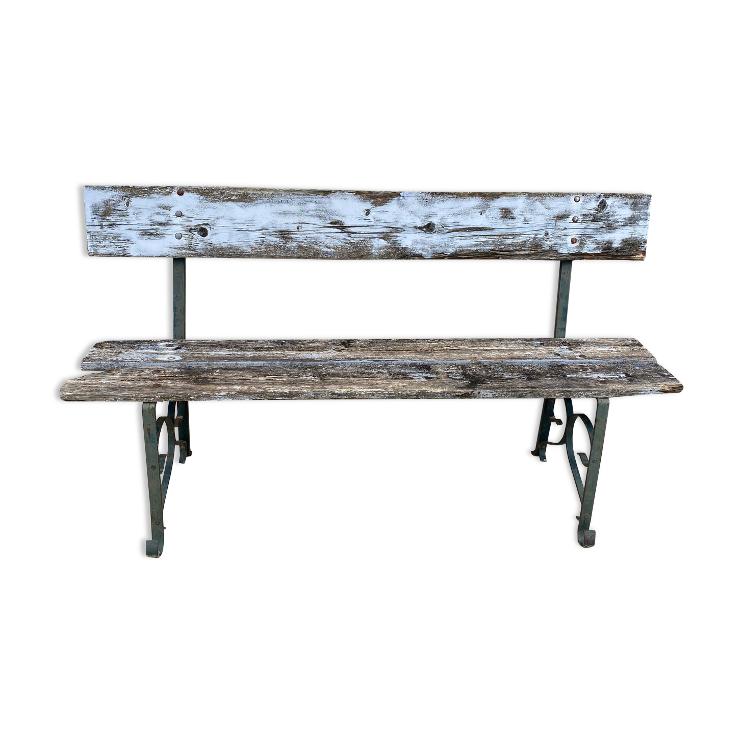 Wooden garden bench 1970