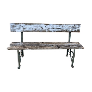 banc de jardin bois 1970
