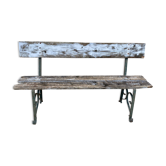 Banc de jardin bois 1970