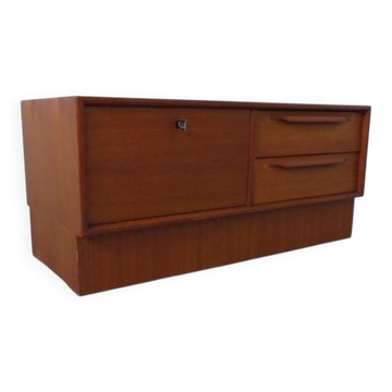 RT 200 Teak Lowboard by Heinrich Riestenpatt for RT Möbel, Germany, 1960s