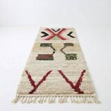 Vintage Berber hallway rug 75 x 280 cm