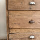 Atypical antique chest of drawers