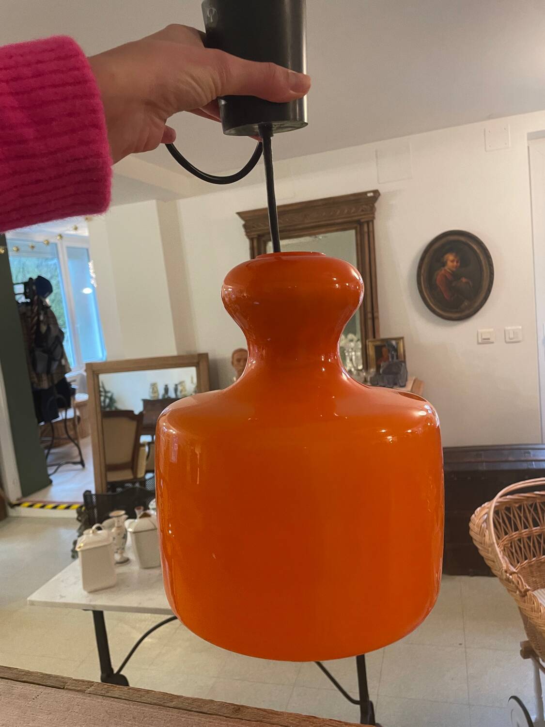 Vintage Putzler chandelier made in Germany