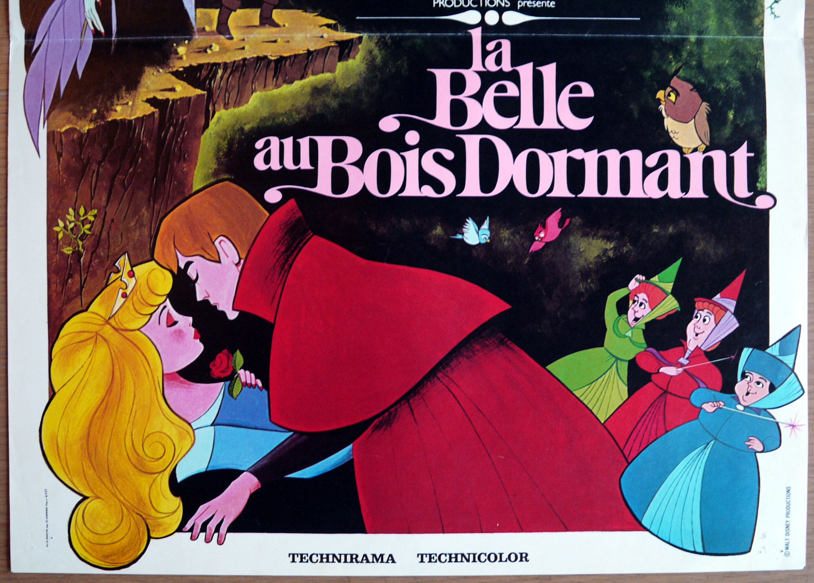 Original movie poster "The Sleeping Beauty" Walt Disney