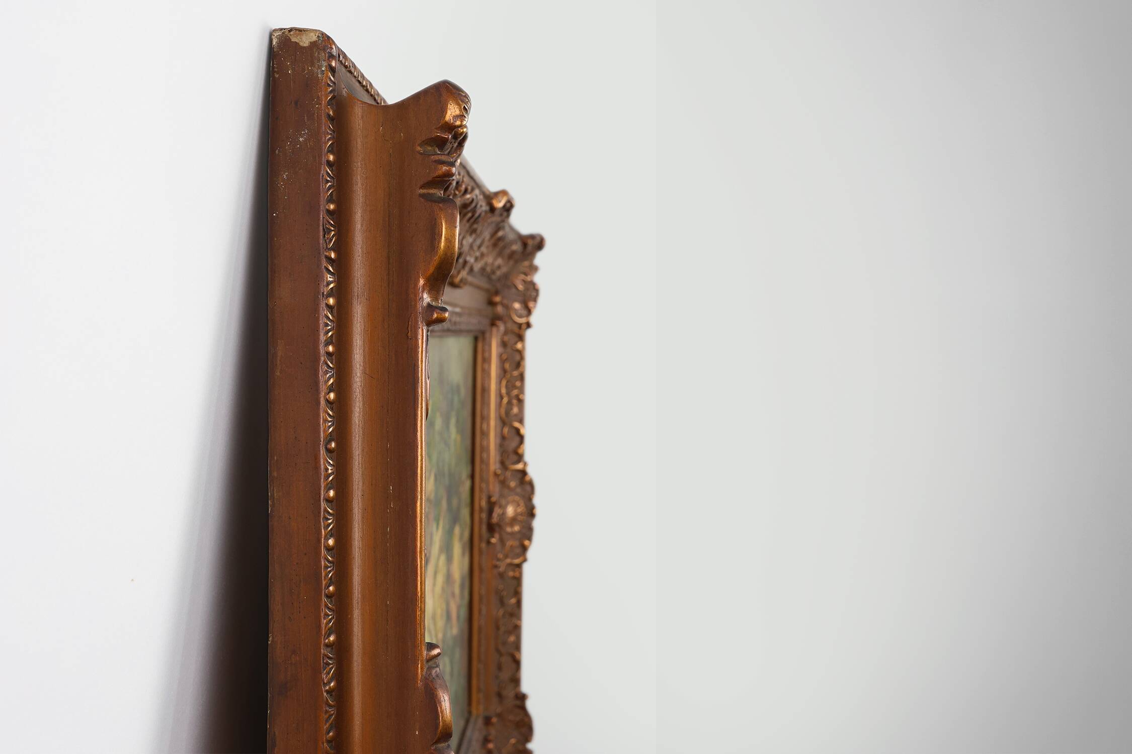 Romantic Floral Still Life Painting, Belgium ca. 1900