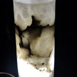 Marble table lamp 1980 Italian