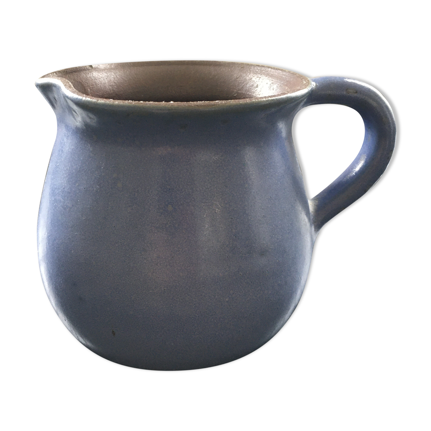 Blue stoneware jug