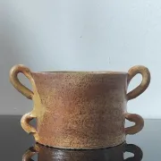 Artisanal vintage stoneware bowl