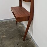 Vintage teak two legged table