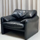 First edition Maralunga set, Vico Magistretti, Cassina, Italy, 1970s.