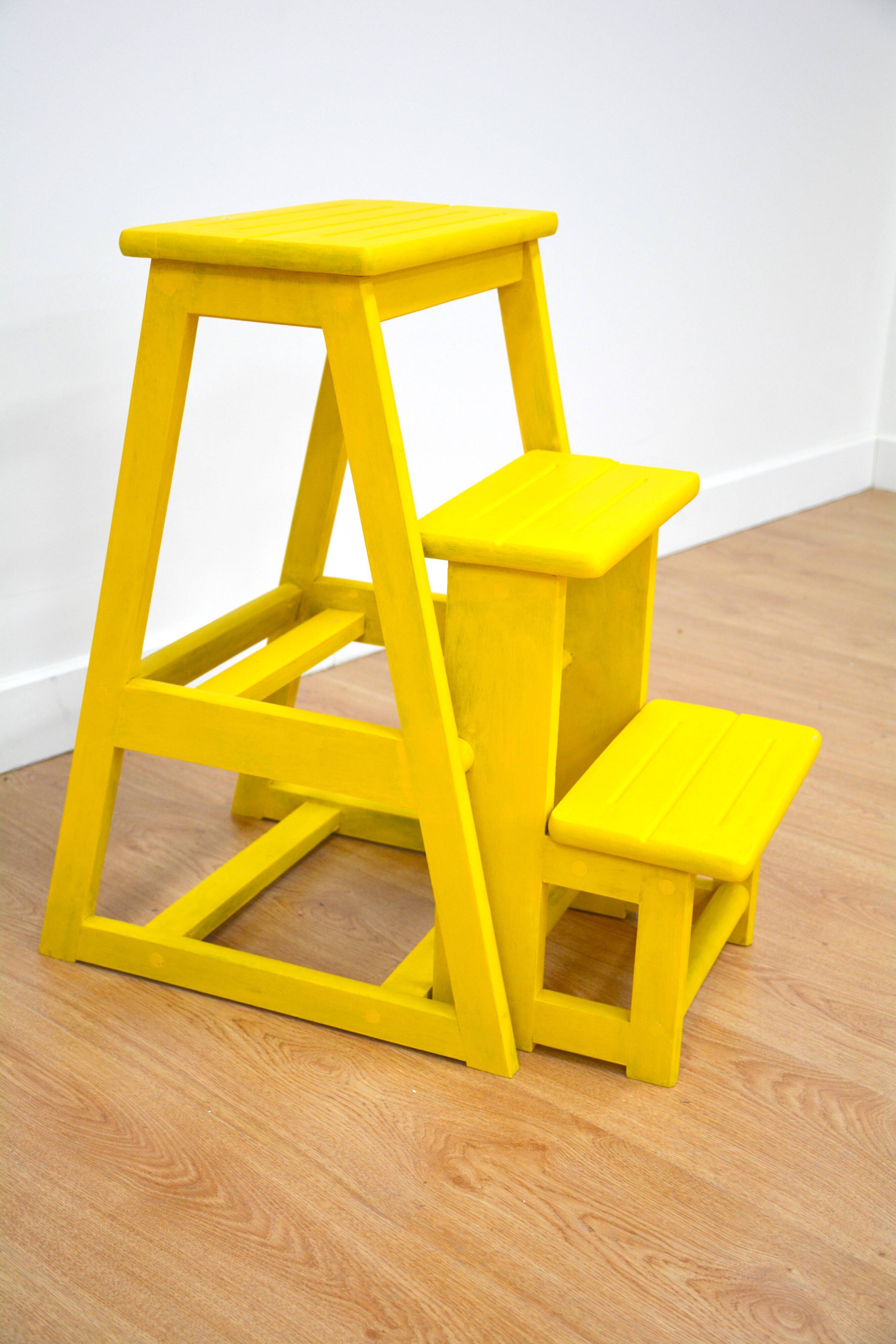Yellow stepladder