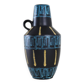 Ceramic vase, German design, 1980s, manufacturer: West Germany