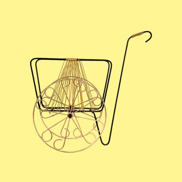 Porte-revues vintage scoubidou 60’s