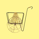 Vintage Scoubidou Magazine Rack 60's