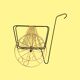 Porte-revues vintage scoubidou 60’s