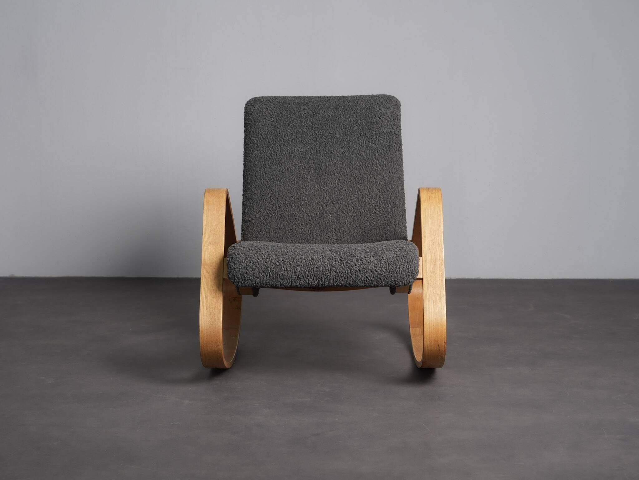 “Dondolo” bentwood rocking chair by Luigi Crassevig for Crassevig, Italy, 1970s