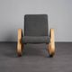 “Dondolo” bentwood rocking chair by Luigi Crassevig for Crassevig, Italy, 1970s