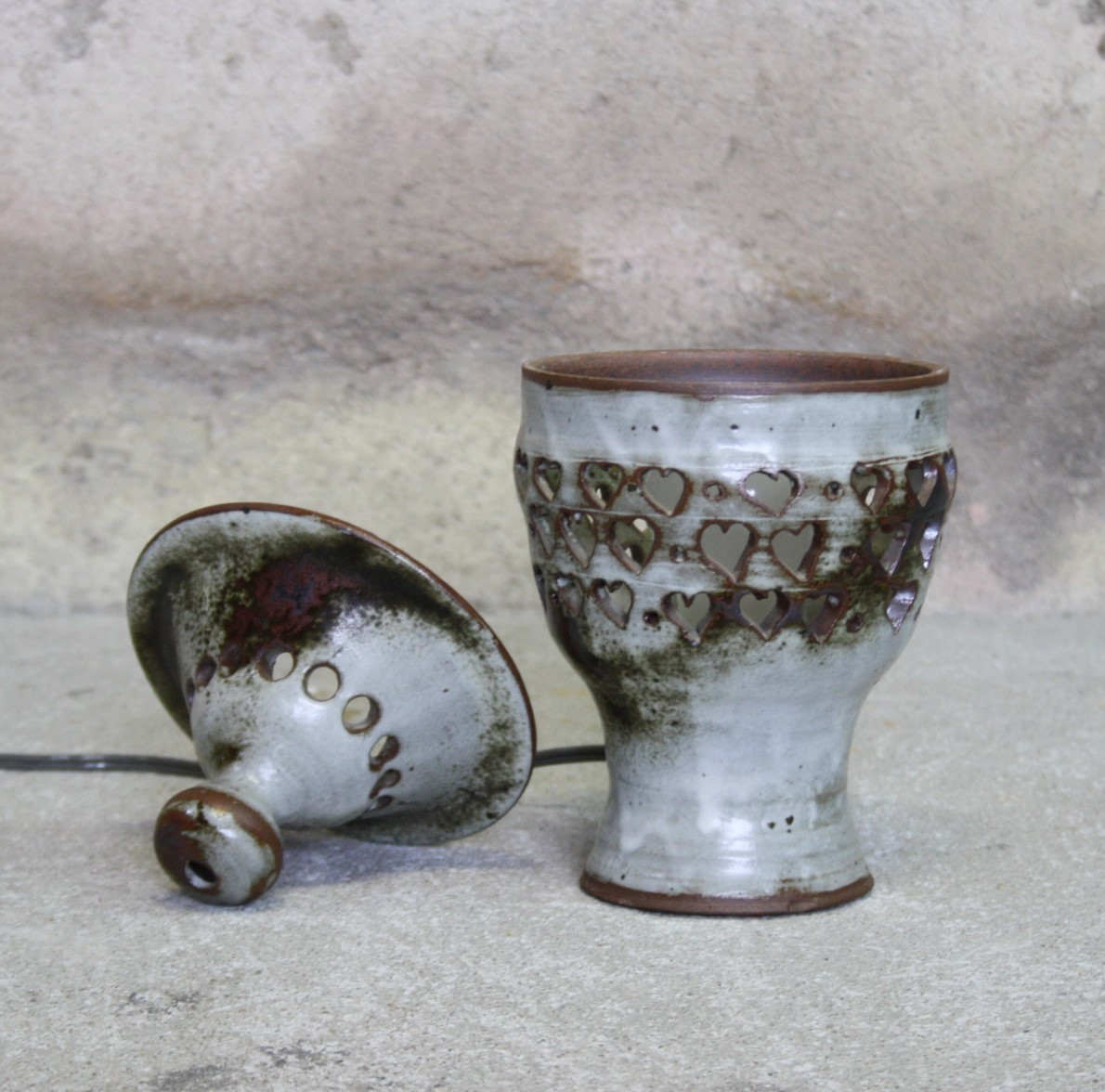 Lamp signed Thierry and Chantal Robert