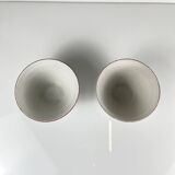 Set of 2 KG Lunéville bowls, street lamp model, early 20th century