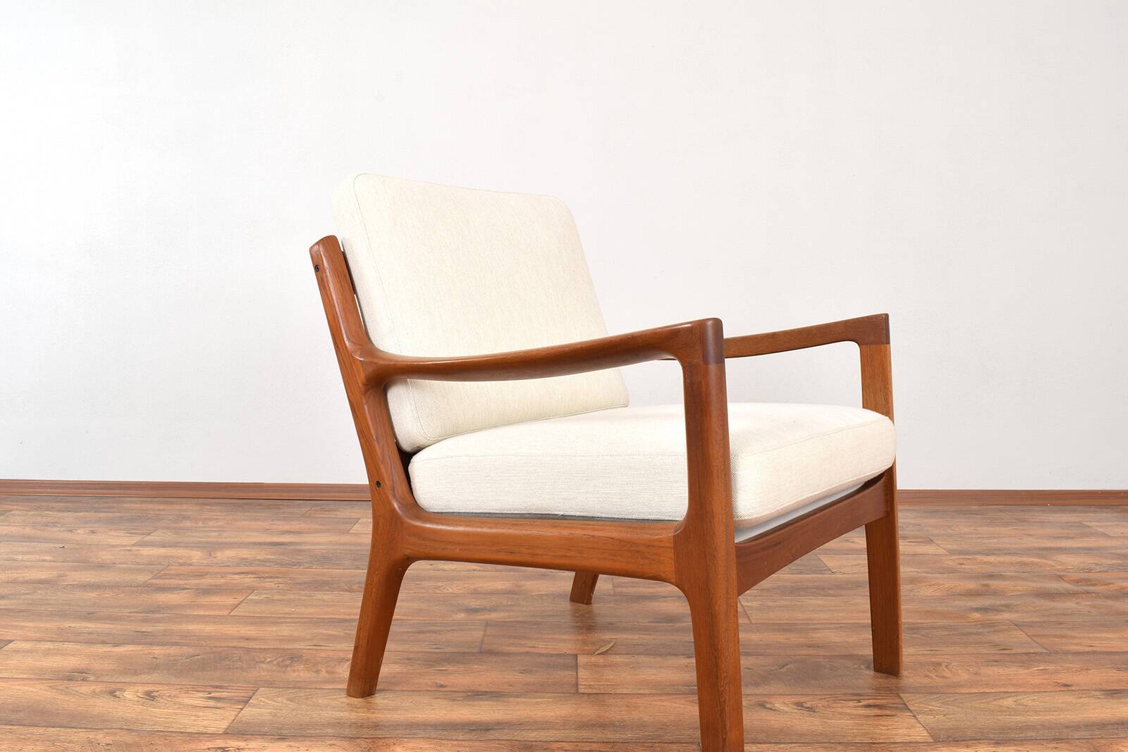 Mid-Century Teak Senator Lounge Chair by Ole Wanscher for Cado, 1960s.