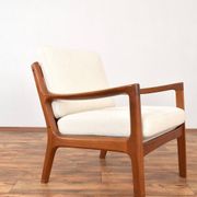 Mid-Century Teak Senator Lounge Chair by Ole Wanscher for Cado, 1960s.