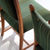 6 Danish Brutalist Dining Chairs