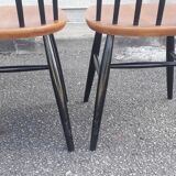 Lot of 4 vintage chairs