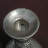 Candle holder in Fine Tin of Renaissance Baroque style