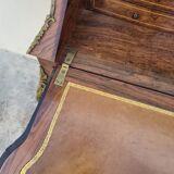 Louis XV style lady's desk in marquetry and bronze