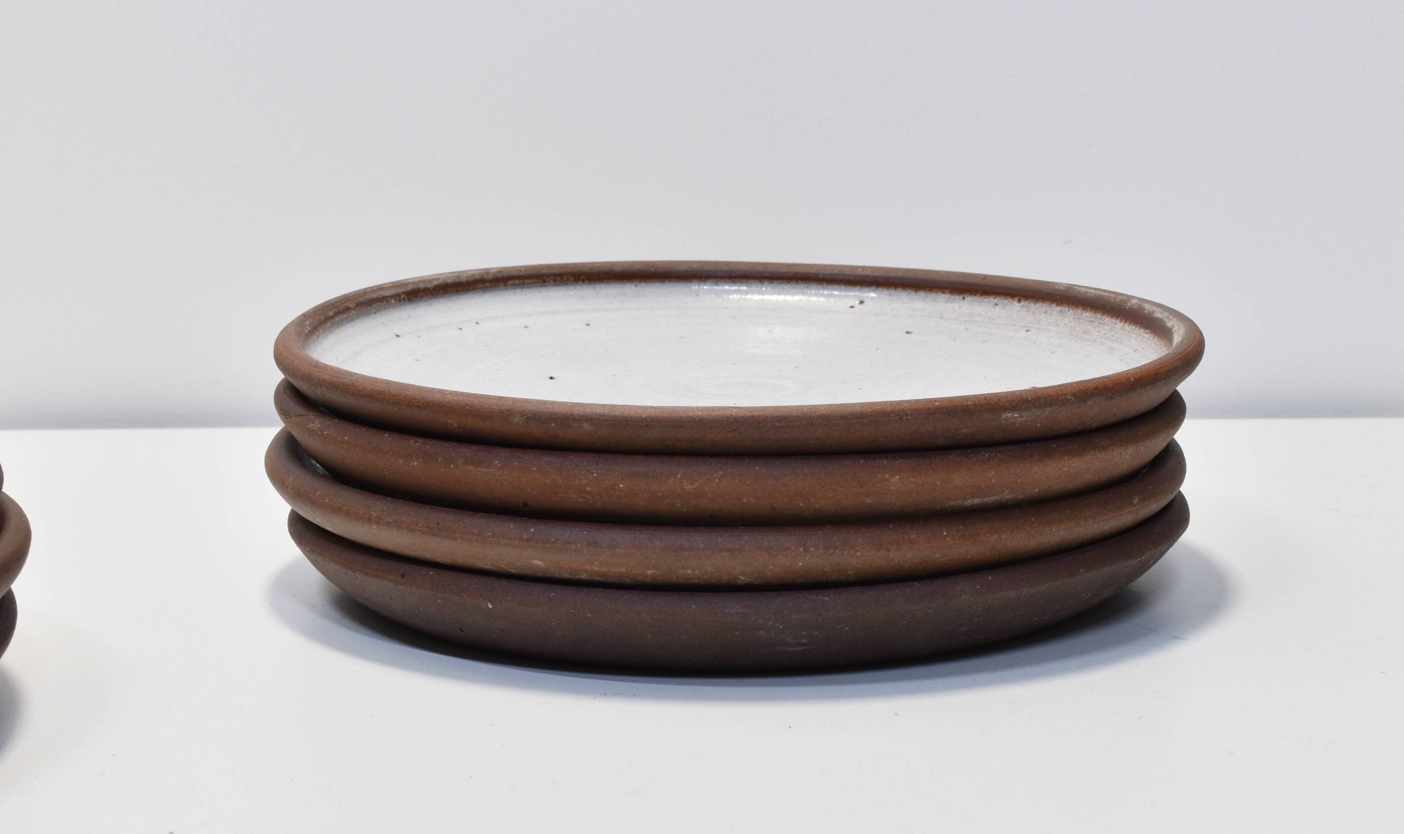 7 Vintage ceramic plates Norbert Pierlot Ratilly La borne