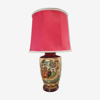 Lampe céramique asiatique