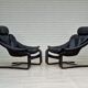 Set de 2 fauteuils Kroken par Ake Fribyter pour Nelo Suède années 1970