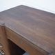 Art deco desk, oak minister's office, large 2-box desk, drawer desk, 40's